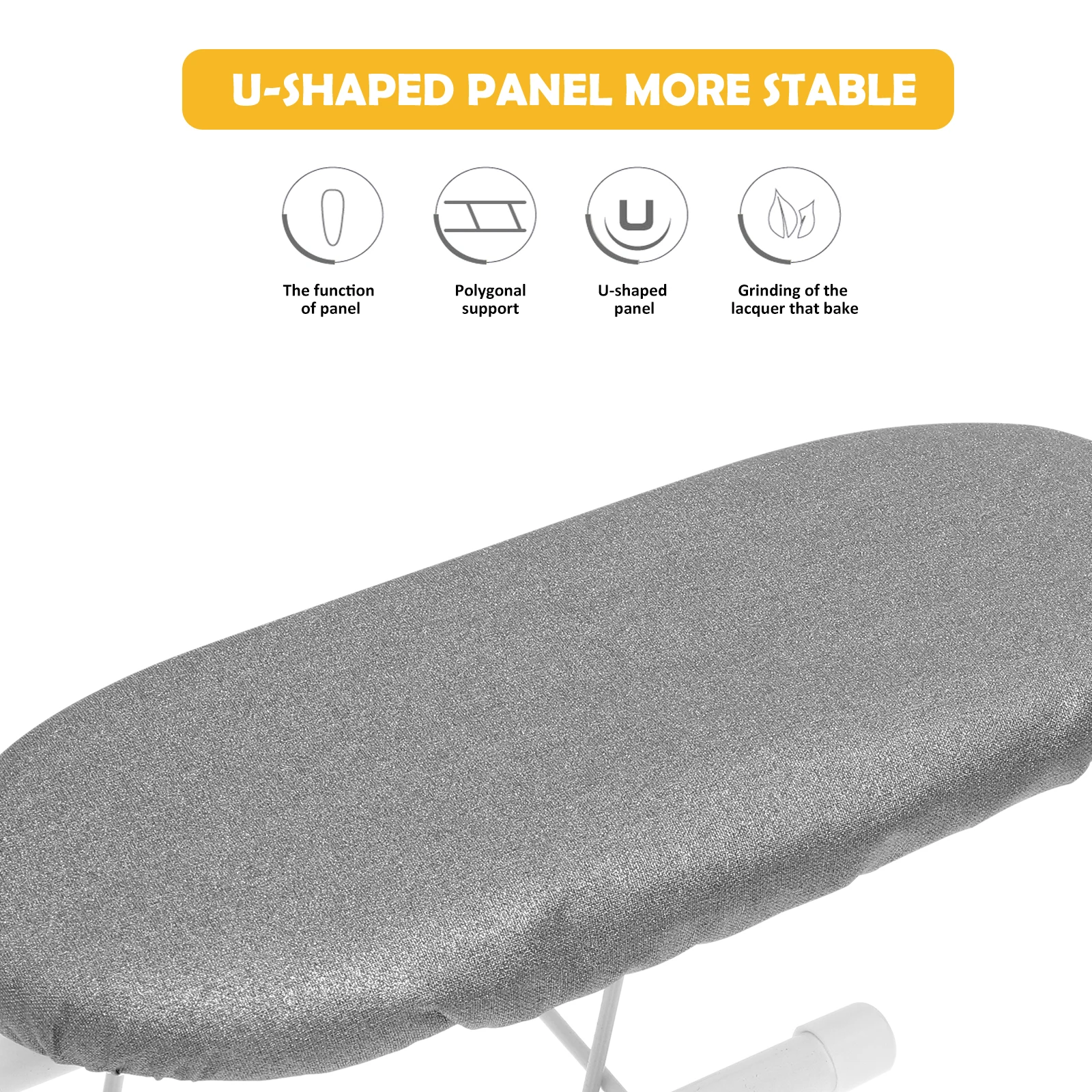 

1Set Mini Folding Ironing Board Compact Portable Heat Resistant Pad Household Clothes Ironing Rack Practical Tool
