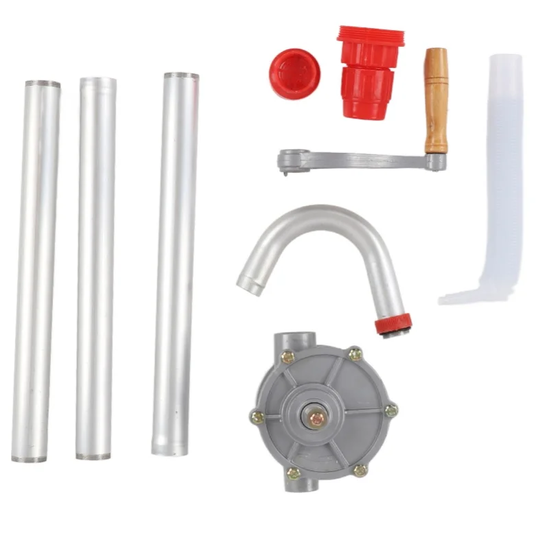 

Hand Crank Rotary Oil Pump Aluminum Alloy 55 Gallon For Pumping Lubricating Fuel Oils Diesel