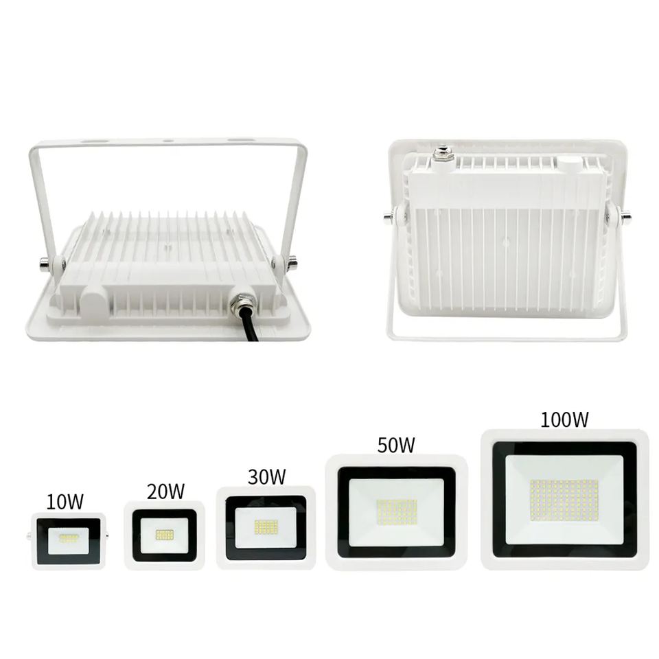  LED Flood Light AC220V 10W 20W 30W 50W 100W IP68 Waterproof Outdoor Garden Projector Lighting Refletor Spotlight Wall Floodlight 