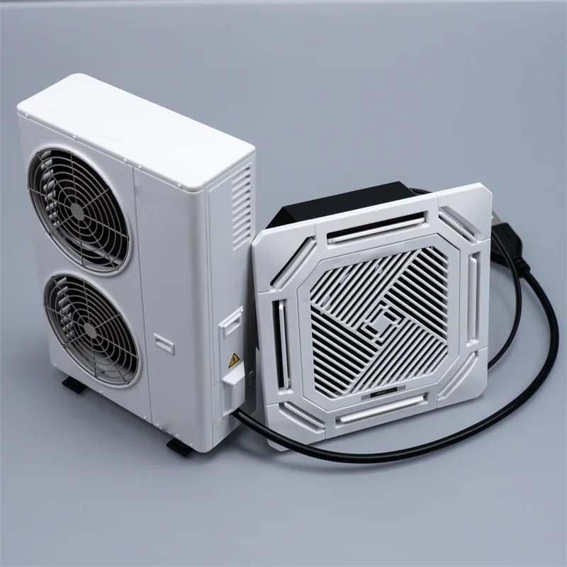 1:14e Schaal Simulatie Airconditioning Buitenunit voor Tamiya RC Truck SCANIA 770S R620 VOLVO Benz Arocs MAN TGX Auto
