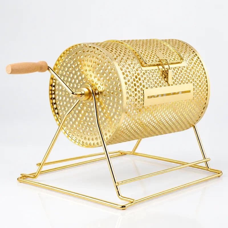 For Manual Metal Lottery Box Drum Type Number Machine for Promotional Activities Party Entertainment Props Raffle Draw Game