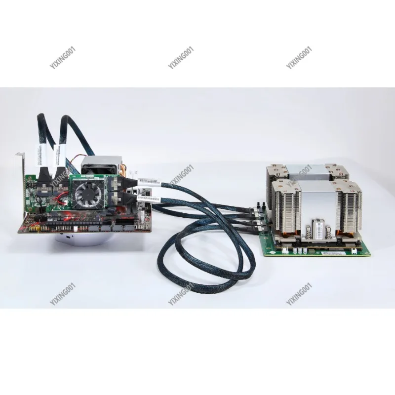 Adaptador V100 SXM2 AOM-SXMV Interconexión NVLink de 300G Paso dual SIM para informática de alto rendimiento Diseño simplificado AI
