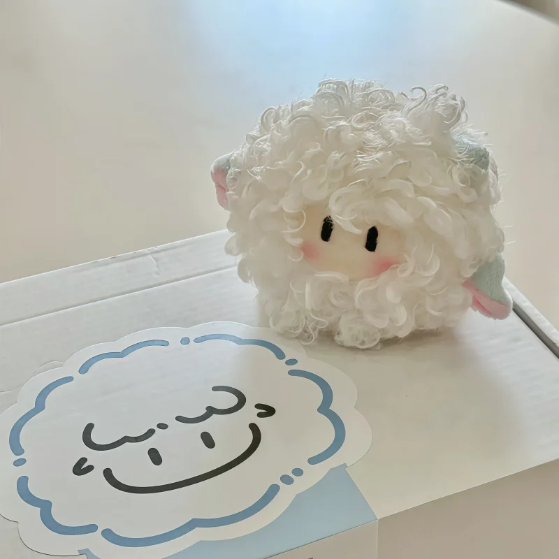 Mooie Cartoon Schapen Pluche Model Pop Tas Ornamenten Briefpapier Widget Kamer Decoratie Speelgoed Verrassing Verjaardagscadeau Meisje Gift