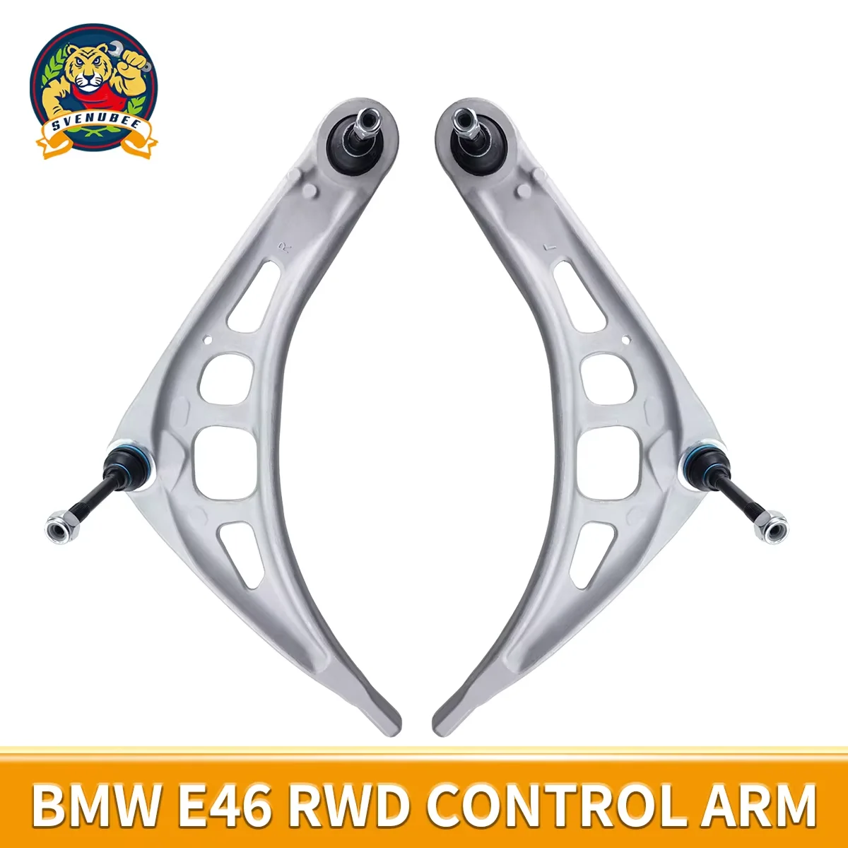 Svenubee 2Pcs Front Lower Control Arm Kit for BMW 3 Series E46 Z4 320i 323ci 325i 328i 1999 2000 2001 2002 - 2006 31126751317