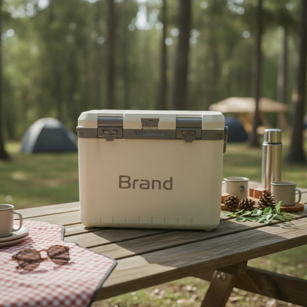 

EPS Cooler Box 24-Hour Cold Retention Insulated Cooler Box Thermal Storage Container Latch Closure Portable Ice Chest