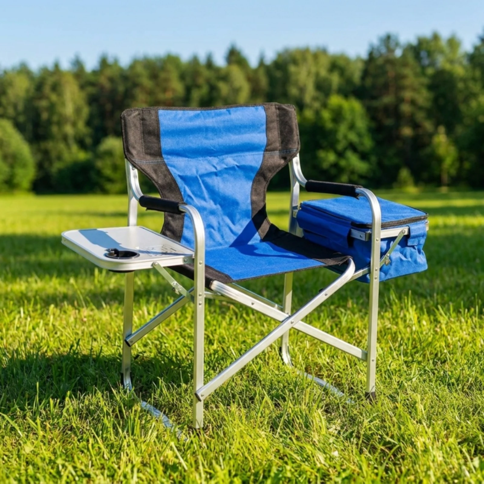 

Folding Fishing Chair Metal Frame Collapsible Fishing Chair Armrests for Anglers