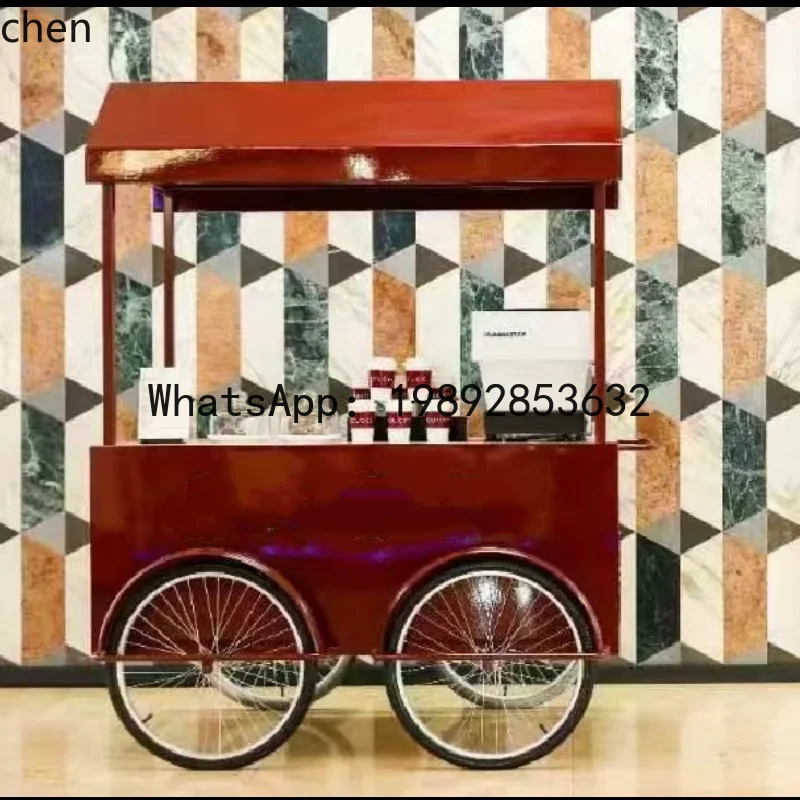 BB  Ice Cream Stall Car Mobile Sale Desktop Ice Cream Display Cabinet Promotional Car Outdoor Stall Commercial Meals