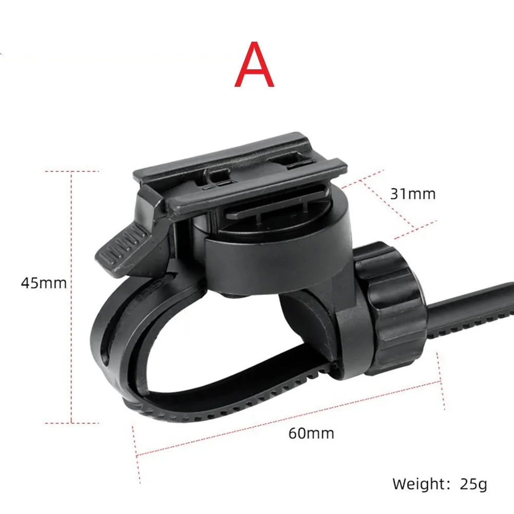 Cycle Head Light Holder Adaptor Bicycle Front Lamp Bracket 360 Rotation Bike LED Torch Mounts For Gaciron Cycling Accessories