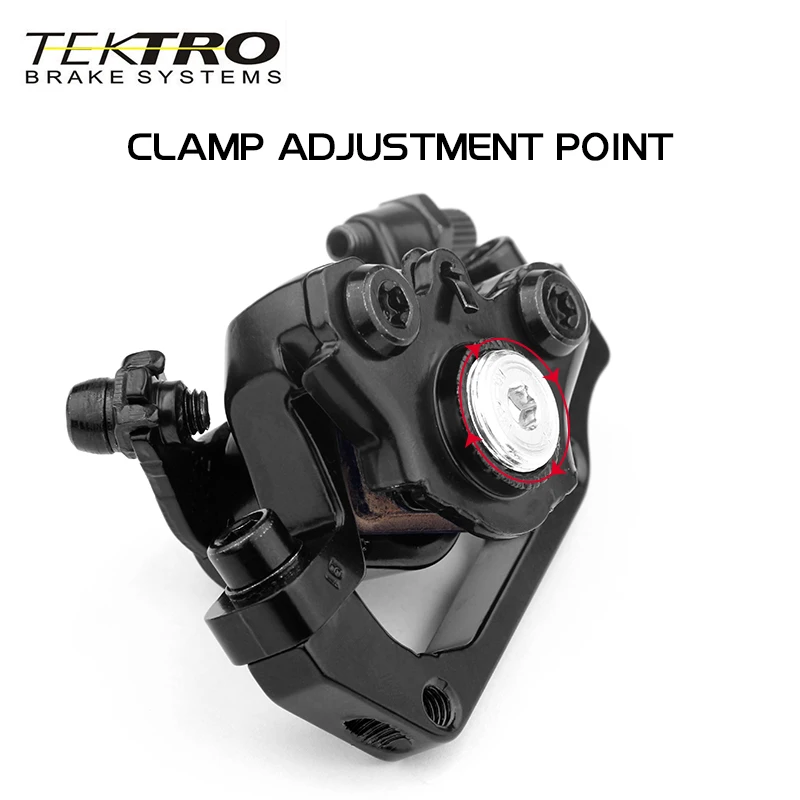 Tektro M280 MTB Line Pulling Disc Brakes Mountain Bike Brake Calipers Front Rear Bicycle Rotors 160 180 203mm Bicycle Parts