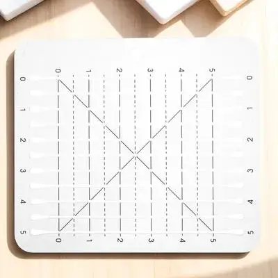 

Acrylic Quilting Ruler 12X12 Inch Square Cutting Template For Sewing Patchwork Crafts Marking Lines Guide Tool