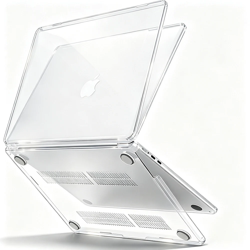 Matte Transparent Laptop Case For MacBook Air 13.6 M5 Case MacBook Air 13.6 M5 M4 M3 M2 A3240 A3113 A2681 Cases Hard Back Cover