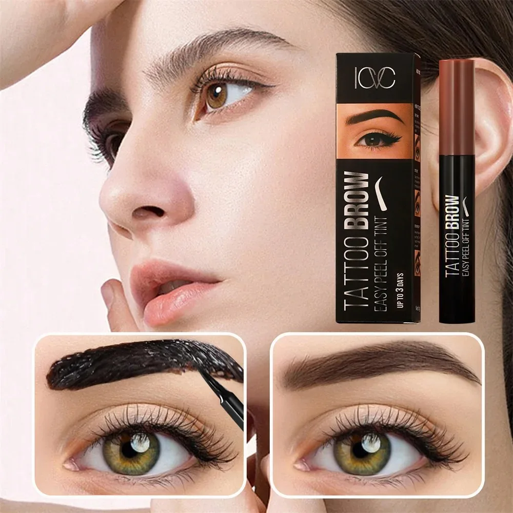 Nuevo tinte para cejas en forma de lágrima resistente al agua, crema para cejas de secado rápido a prueba de sudor, potenciador de cejas de larga duración, regalo de vacaciones