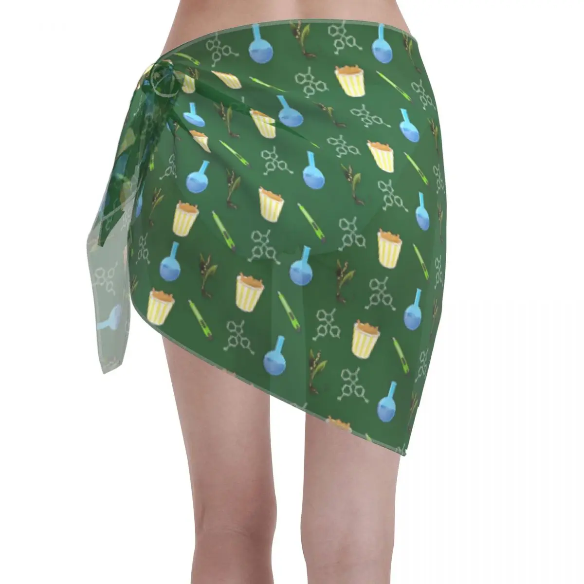 Sarongs courtes pour femmes, motif Breaking Bad personnalisé, imprimé Walter blanc, pour maillots de bain, Bikini de plage, Cover-up pour maillot de bain