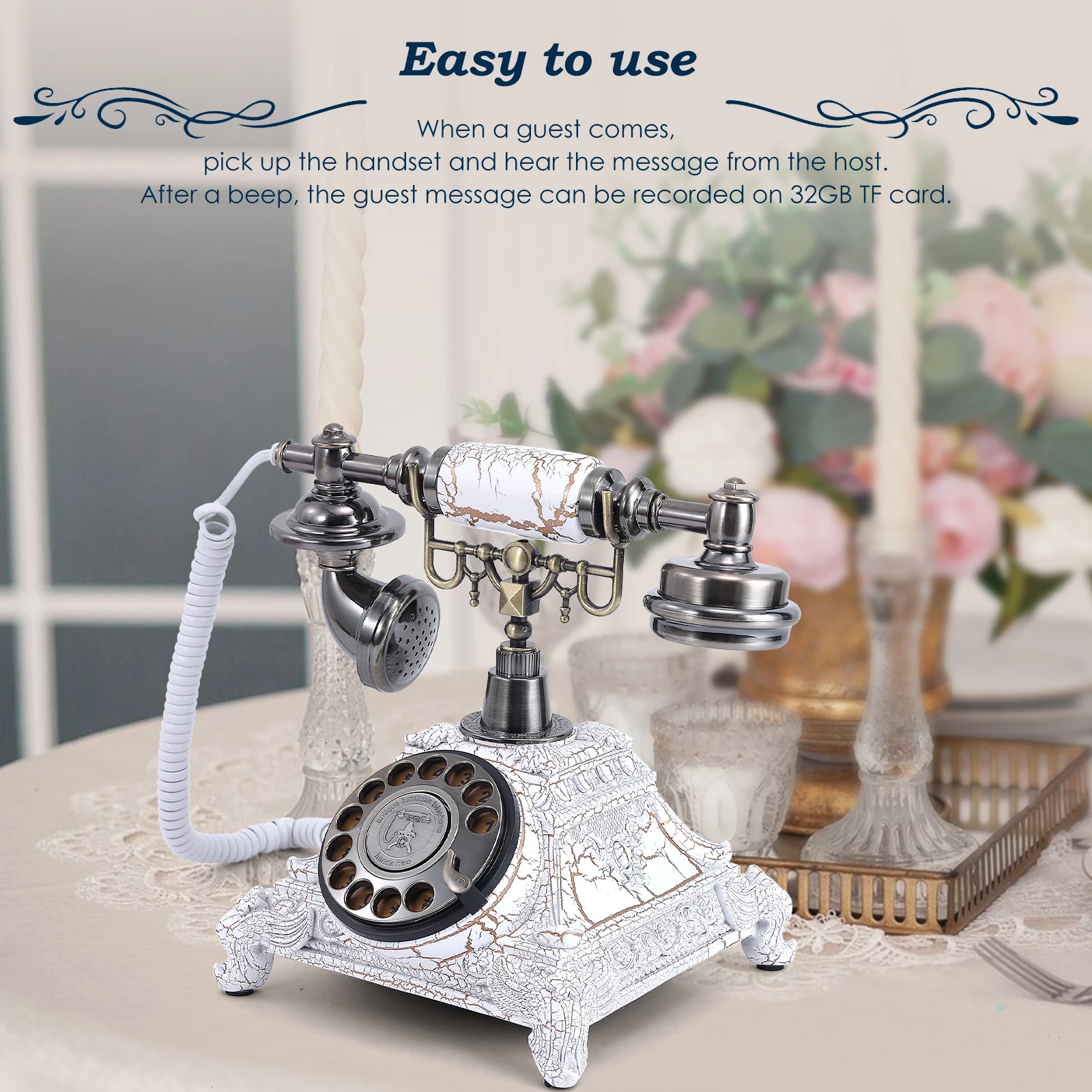 Antique Audio Guest Book Wedding Phone Message Recording Vintage Audio Message Book Vintage Message Book Confession Voicemail