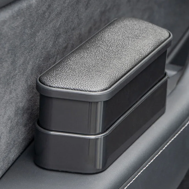 Car Left Right Armrest Door Storage Box Adjustable Height Elbow Rest Box Universal Armrest Armrest Pad Auto Door Organizer Box