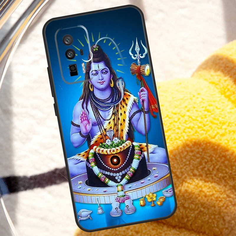 Lord Shiva Hindu God Buddha India Case For Xiaomi 13T 12T 11T 13 Pro 14 Ultra 12 Lite POCO F5 M6 X6 Pro X5 X3 F3 M5s Cover