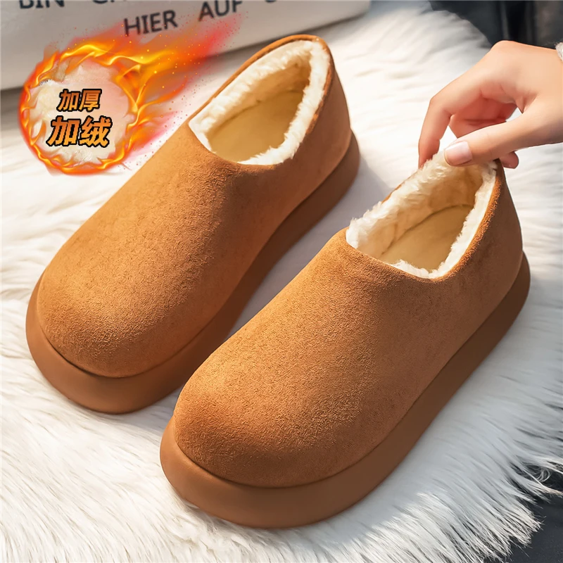 

Men's Waterproof Snow Boots with Plush Lining, Anti-Slip and Wear-Resistant Sneaker Sole, Warm Winter Casual Boots