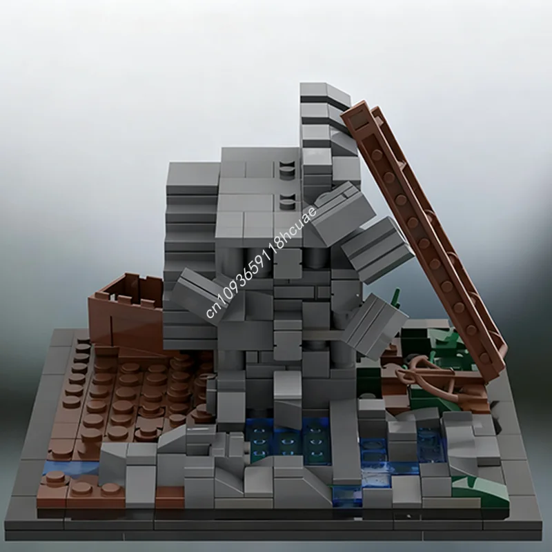 535 pièces MOC mieux appeler le Mason LOTR inspiré modèle jouet de construction cadeau de noël blocs Architecture assembler bricolage idée éducation