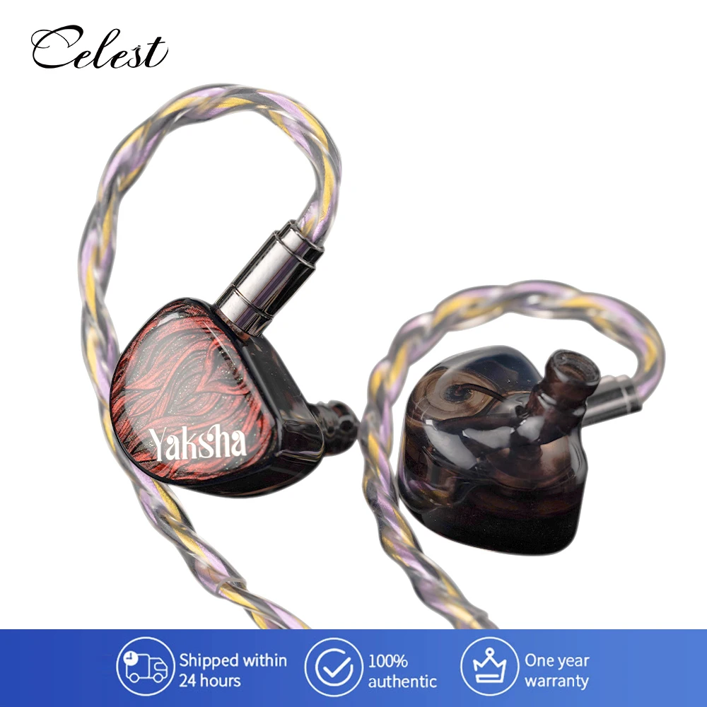 

Celest Yaksha Earphone 2DD+1BA+1MPD In Ear Monitor With Detachable Cable For HiFi Music Gifts Earbuds Headset