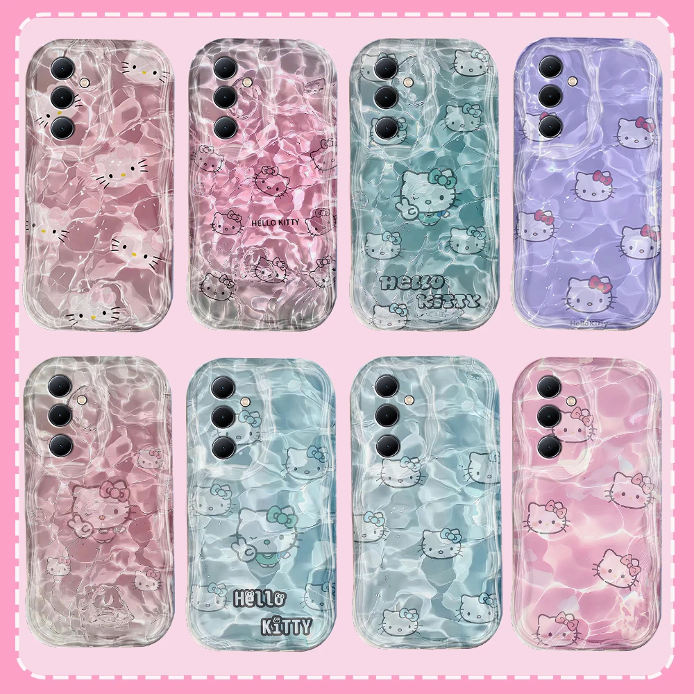 

Summer HelloKitties 3D Wave Case For Xiaomi Redmi 13C 12 12C 10 10C 9 9C A1 A2 K50 K40 Note 13 12 11 10 Pro Plus 4G 5G Cover