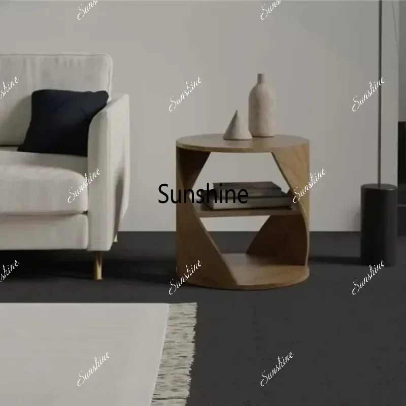 Nordic Elegant Nightstand Luxury Storage Classic Stylish Retro Chic Comfort Living Area Mesa De Noche Bedroom FurnitureTJ