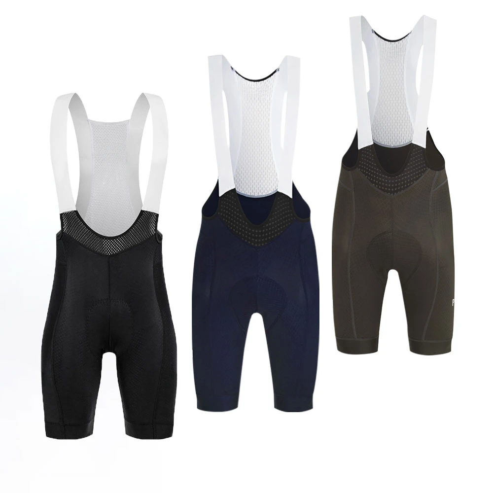 Pantalones cortos con pechera para ciclismo para hombre, mallas con pechera acolchadas para bicicleta de montaña y carretera, pantalones cortos deportivos transpirables para ciclismo