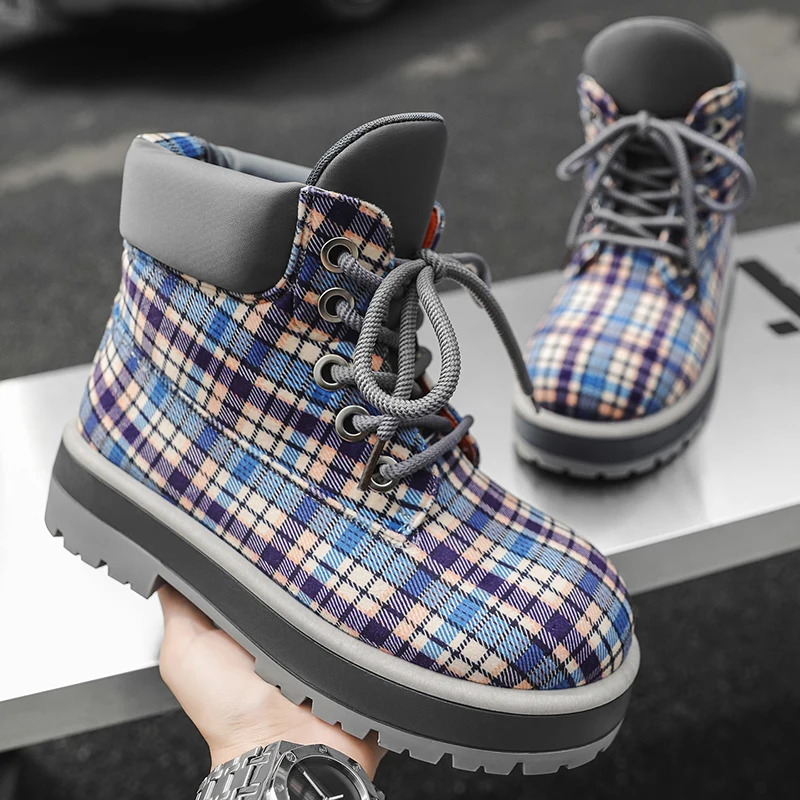 امرأة أحذية الكاحل أزياء من الدانتل متابعة زيادة كعب منصة أحذية سيدة عارضة أحذية أحذية قصيرة للرجال أحذية رياضية