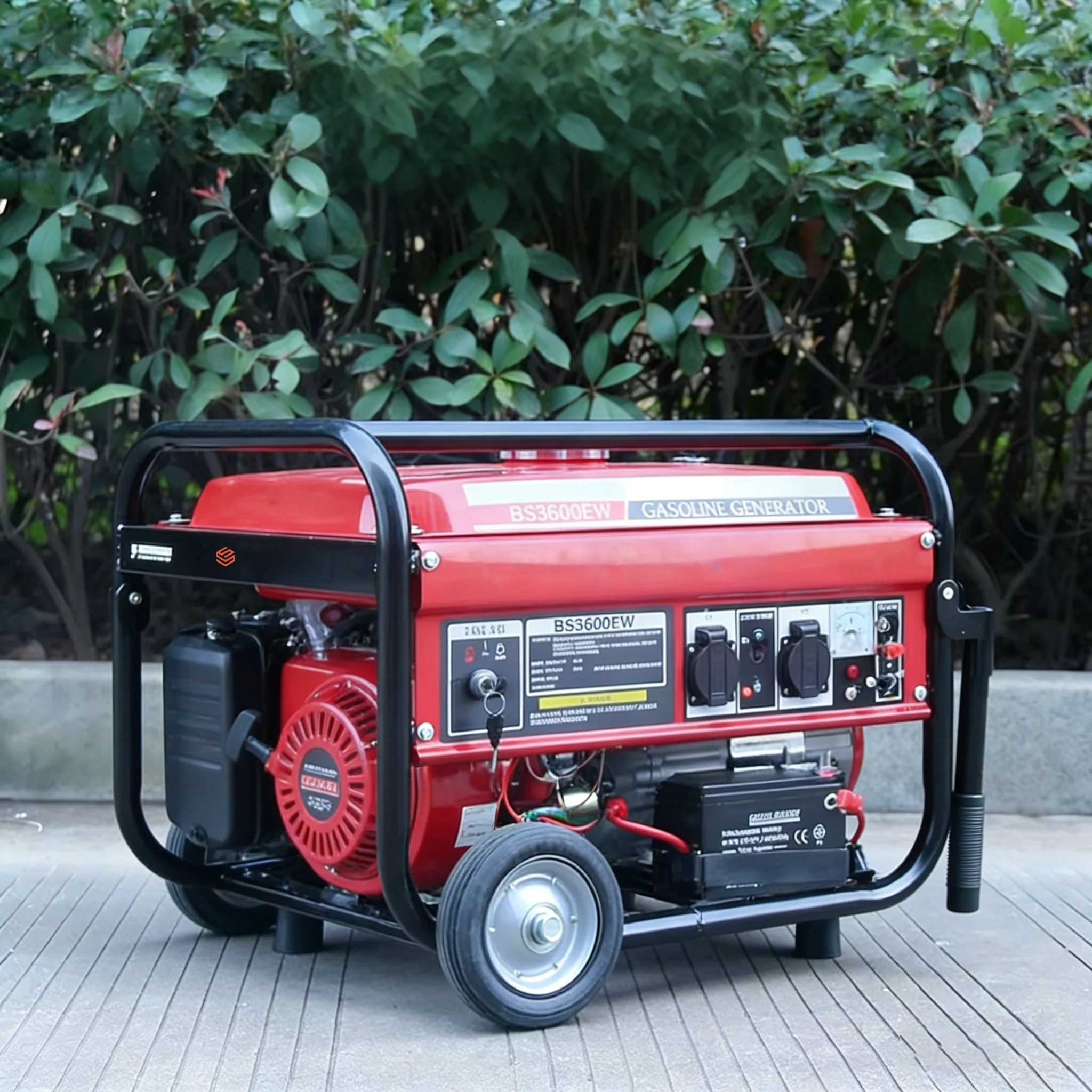 YHS 220v 2kw 3kw 5kw 8kw 4 Stroke air Cooling  Engine  Petrol G-enerator Open Frame  G-enerator