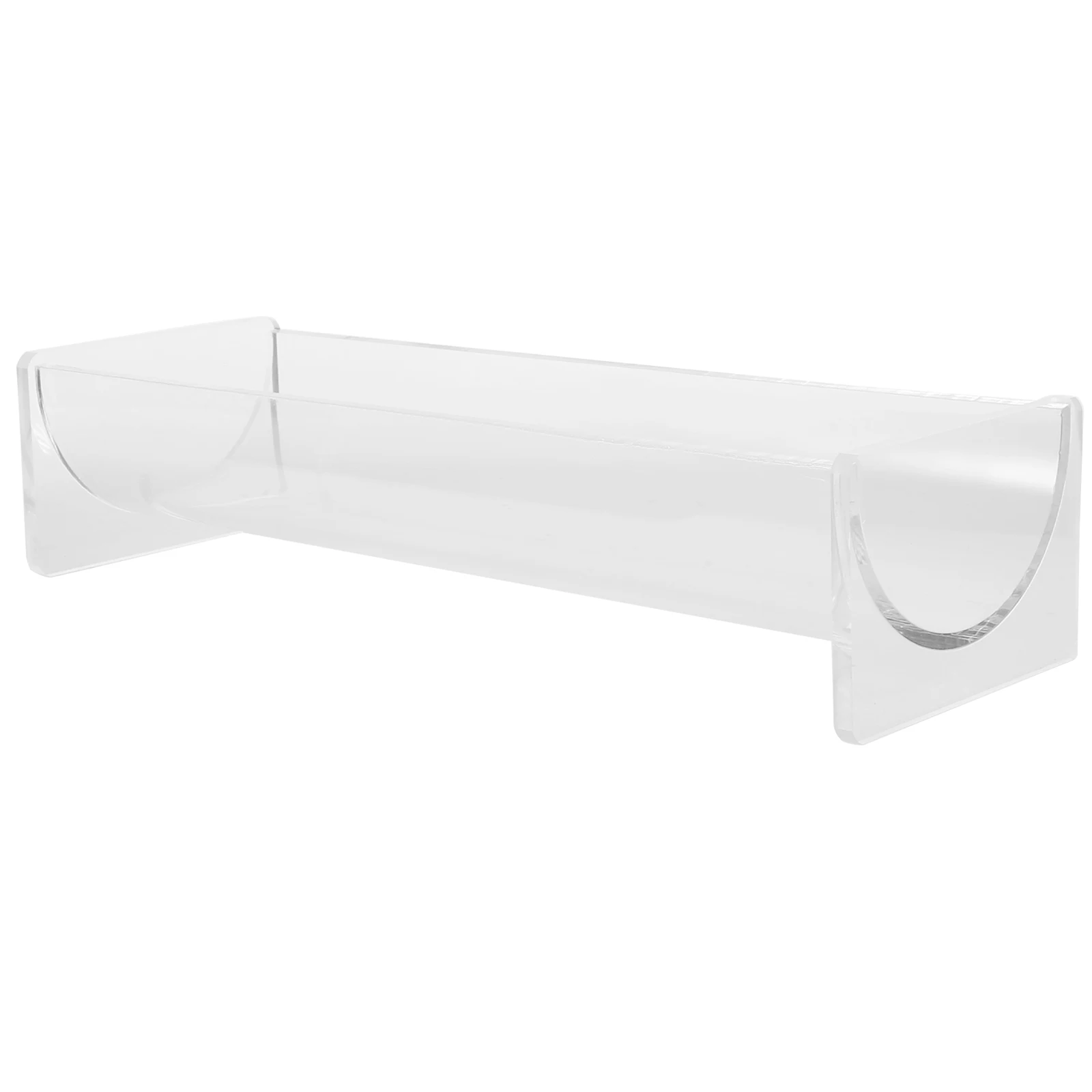 

Acrylic Cookie Tray 22x7x5 V shaped Clear Food Holder Dessert Serving Trays Party Table Storage Snack Display Restaurant Home