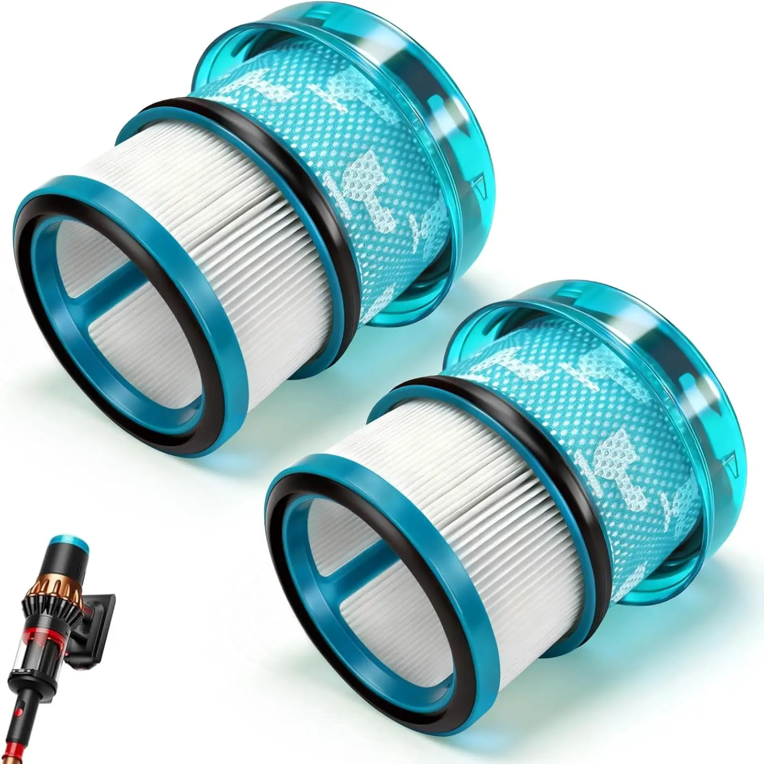 HEPA Filter Replacement Part for Dyson V16 Piston Animal/V16 Animal Submarine Ds60 Vacuum Parts Filter Accessories (2 Pack)