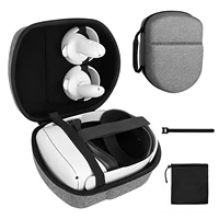 Bolsa de almacenamiento para gafas Quest 3/2 VR, bolsa de mano, caja protectora para auriculares Meta Quest3/2 compatible con estuche de almacenamiento Quest 2/Meta Quest 3