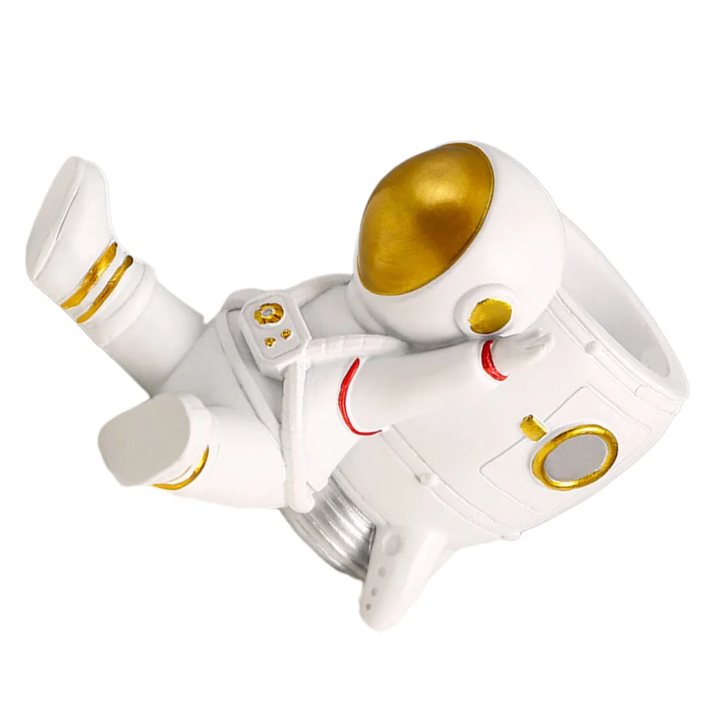 

Resin Astronaut Pen Holder Desktop Brush Pencil Cup Large Capacity Stable Easy Decoration Stationery Pot Kids Travel
