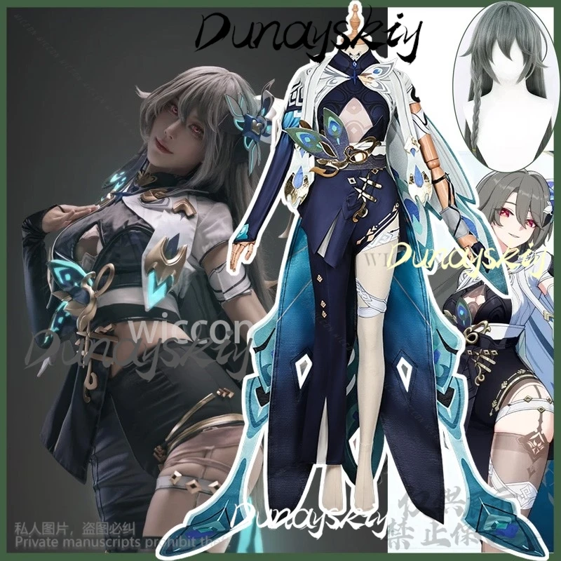 ViTa Costume Sexy Uniform Dress Lolita Wig Anime Game Honkai Impact 3 Star Rail Cosplay For Halloween Girls Roleplay Customized