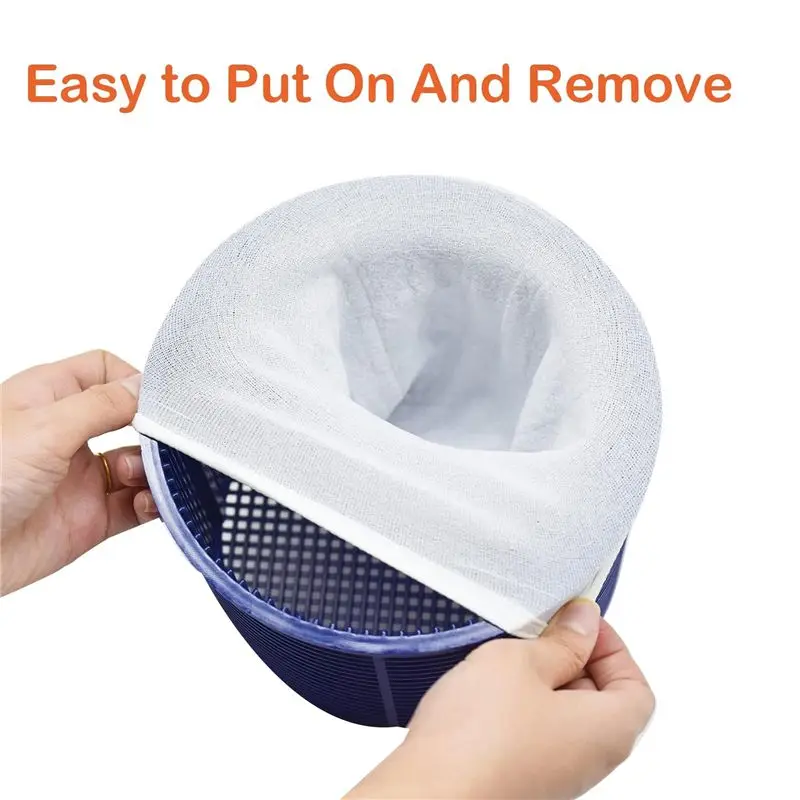 

Набор из 60 сеток-фильтров BABQ для скиммеров наземных и встраиваемых бассейнов, сетки для очистки воды