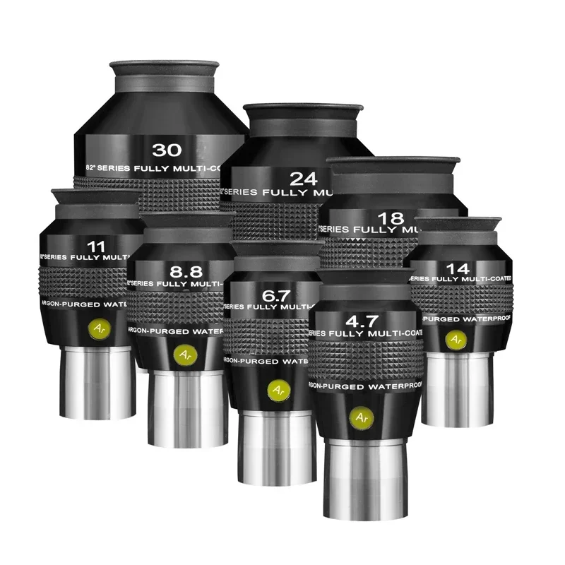 Explore Scientific 82 ° Series Wide Angle Eyepiece-ES4.Mm 6.7Mm 8.8Mm 11Mm 14Mm, Argon Filled, Waterproof And Mold Resistant