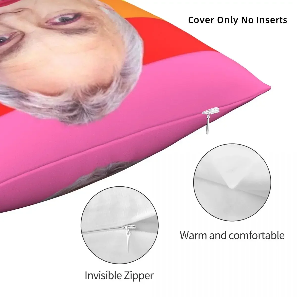 غطاء وسادة مربع من البوليستر Viktor Orban ، غطاء وسادة مزخرف بسحاب مطبوع ، غطاء وسادة مقعد أريكة #4