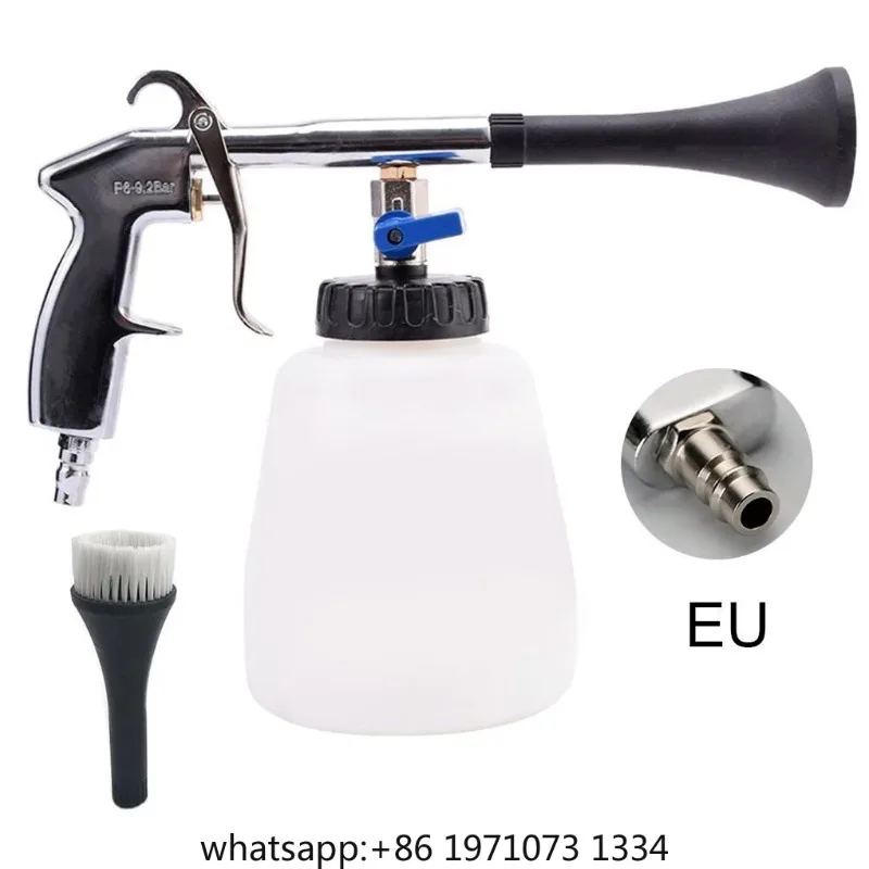 Pneumatic Car Interior Air Duster Gun with Brush High Pressure for Auto Detailing