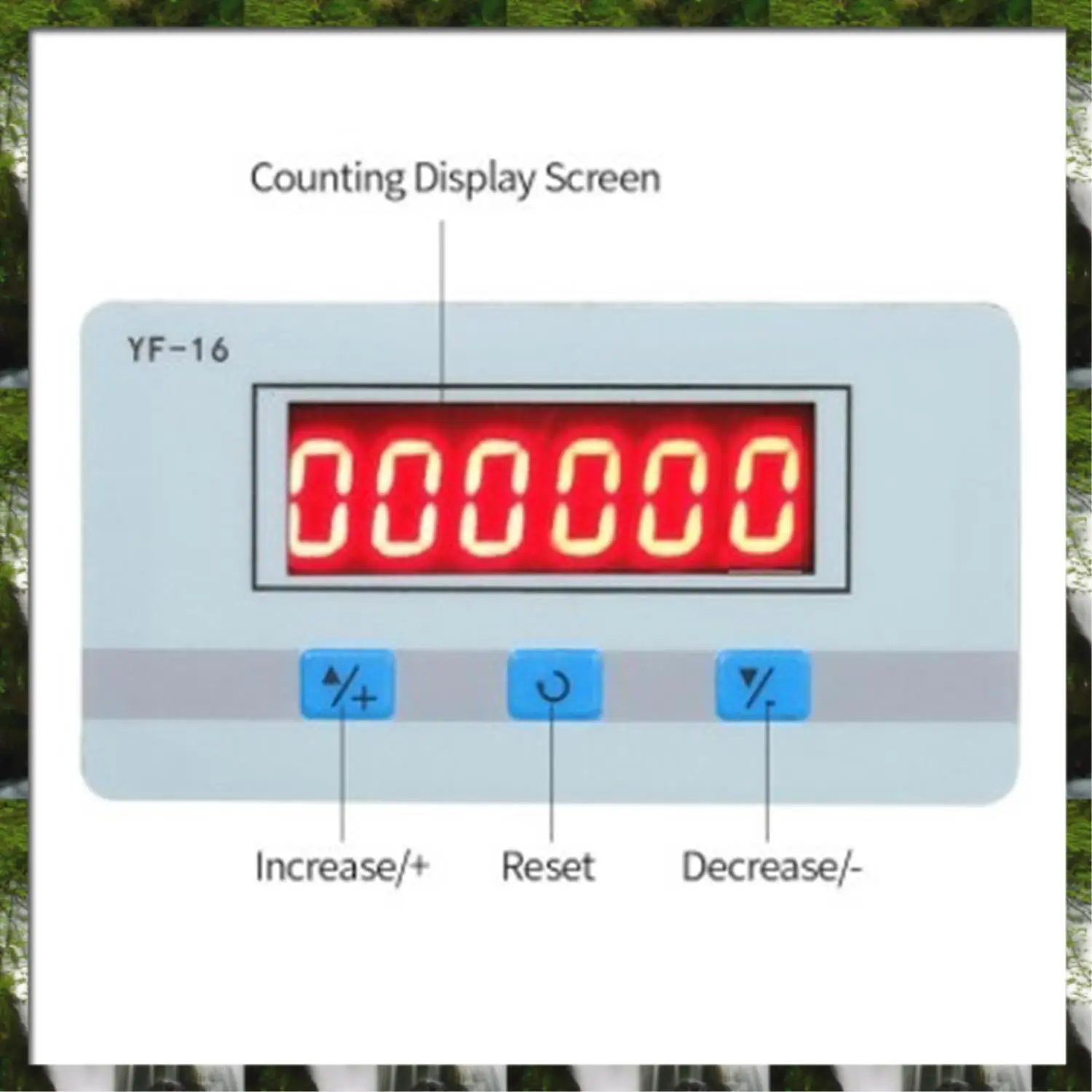 The New Digital Counter Module DC/AC5V-24V Hour Meter Mini Calculator Electronic Totalizer With NPN And PNP Signal Interface