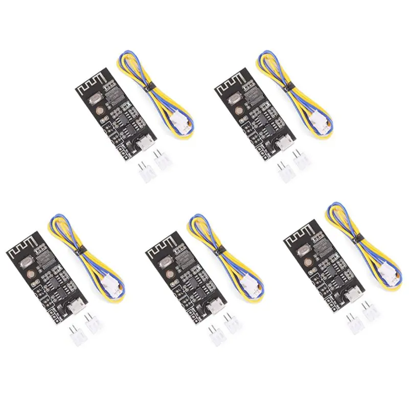 ABZZ-5X Bluetooth Amplifier Board, 5W +5W Output Power, DC 3.7V-4.2V/5V Mini Bluetooth Speaker Board