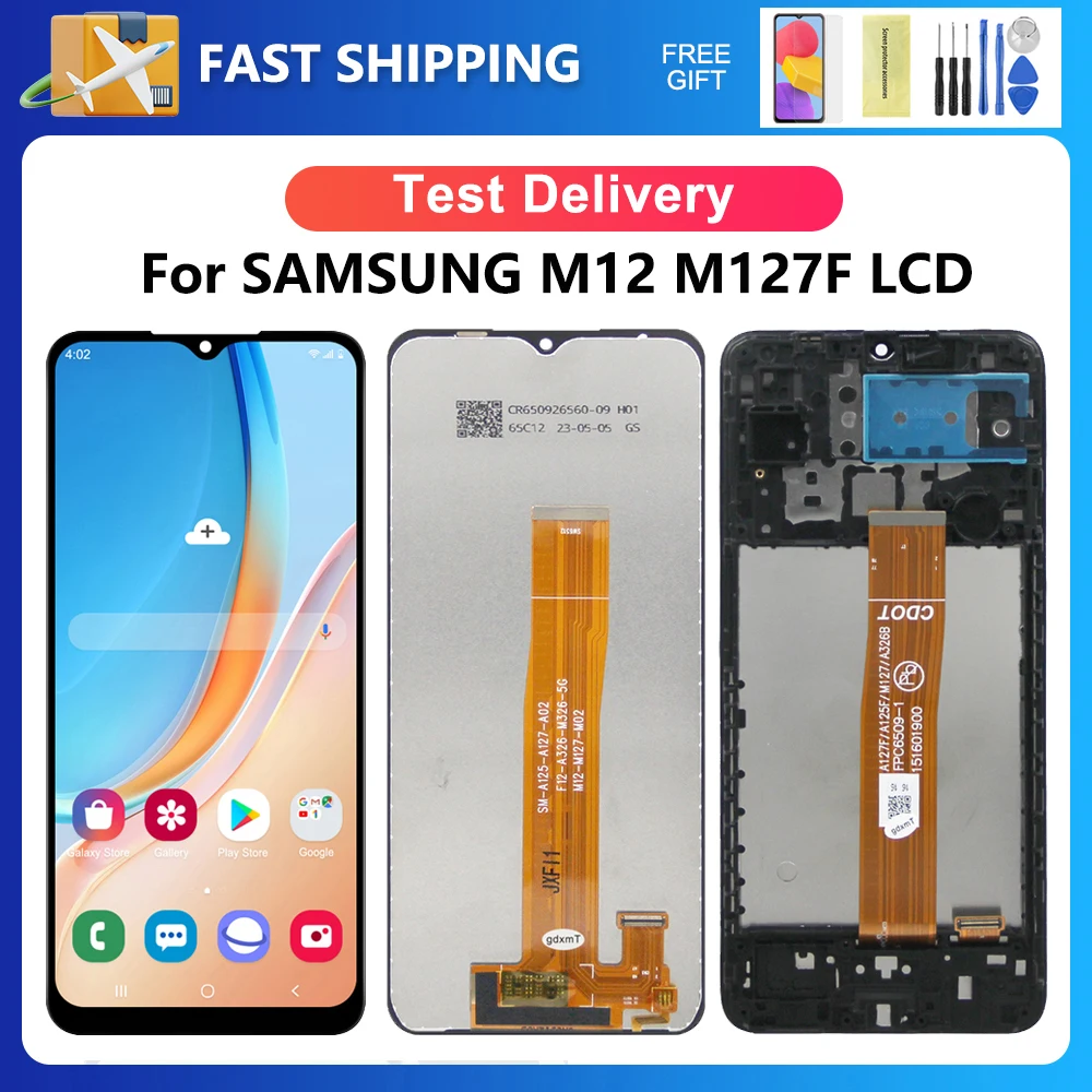 M12 For Samsung 6.5''OEM For M127 M127F SM-M127F/DSN LCD Display Touch Screen Digitizer Assembly Replacement