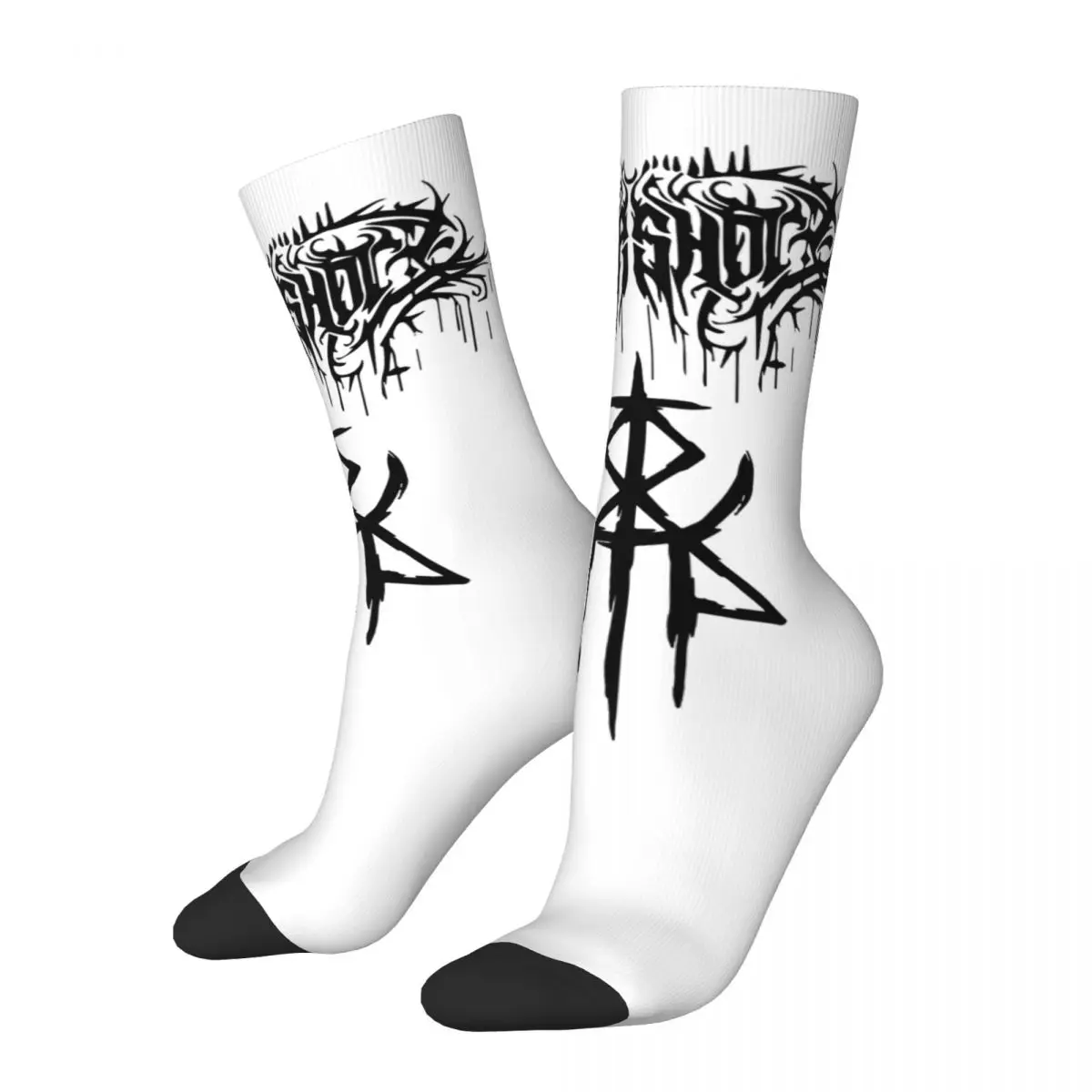 Lorna Shore Merch Lorna Shore Logo 1 Rock Band Logo Unisex Winter Socks Cycling Happy Socks Street Style Crazy Sock