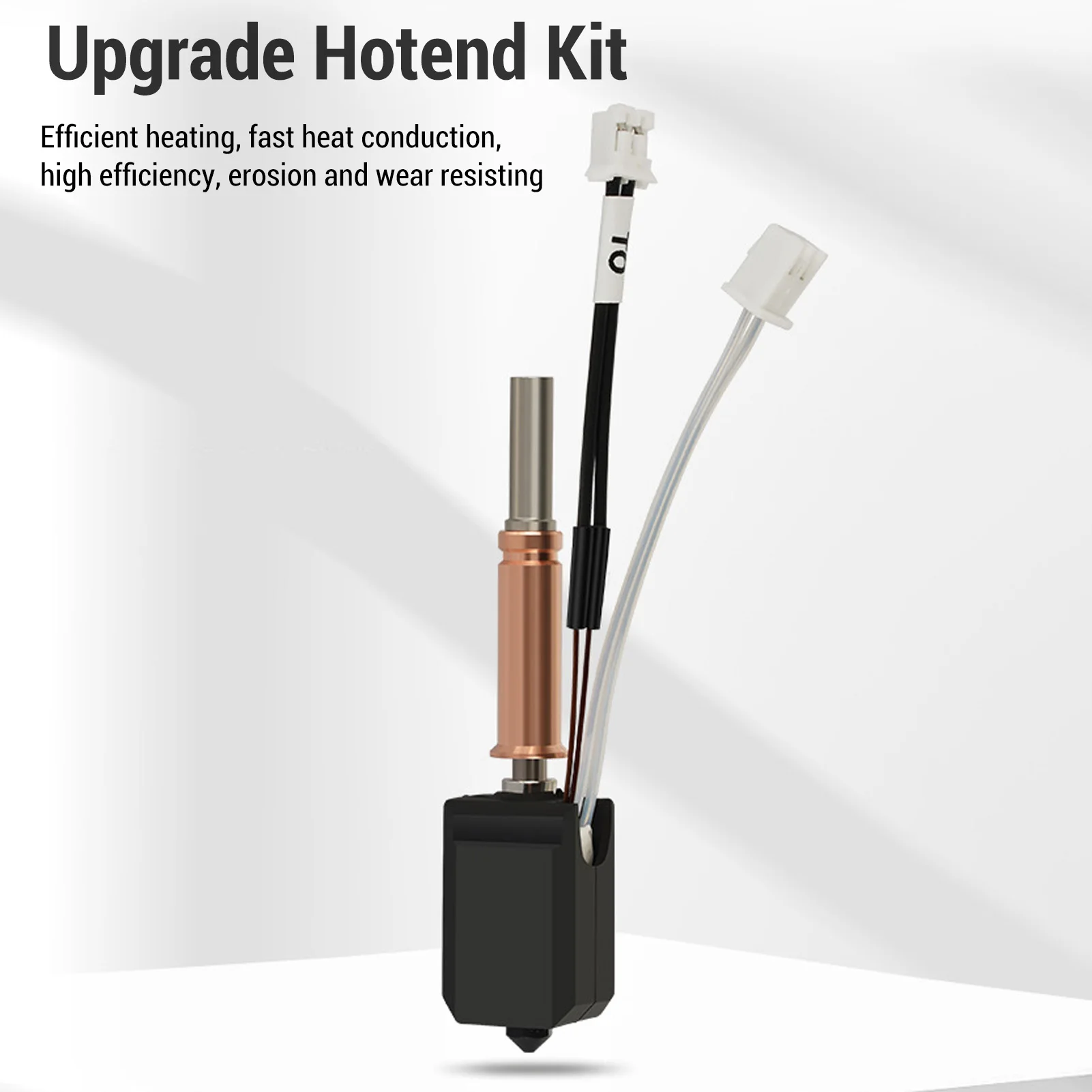 

Upgrade Hotend Kit 3D Printer Hot End Set 400℃ High Temperature Easy Installation Bimetallic Heatbreak for 3 and 3 Combo
