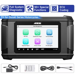 ANCEL MT510 Motorcycle Diagnostic Tool All System Diagnosis Motorcycle Scanner Code Reader for BMW for HARLEY for DUCATI