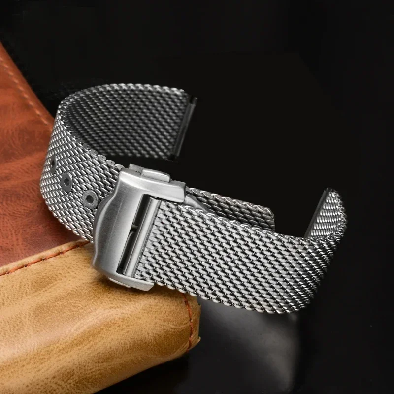 

Watch Band for Omega 007 At150 Milan Steel Belt Omega New Haima 300 Strap Men's Stainless Steel Watch Bracelet 20mm