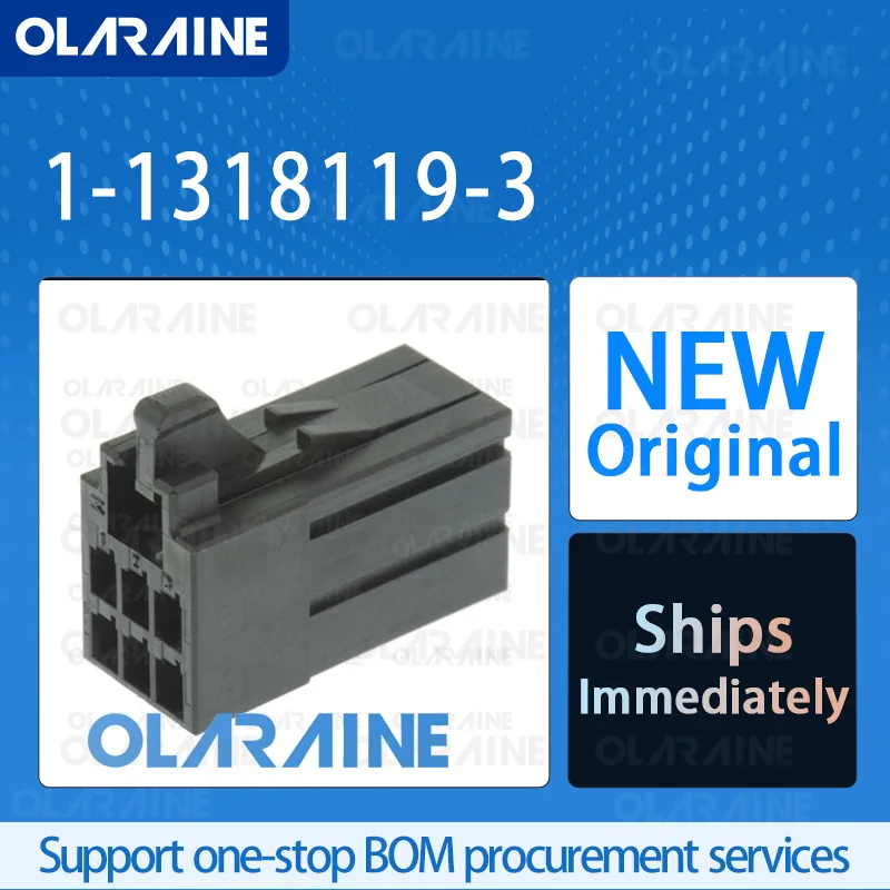 

20/50/100Pcs 1-1318119-3 100% brand new and original IC chip Headers and wire housings 6 Position