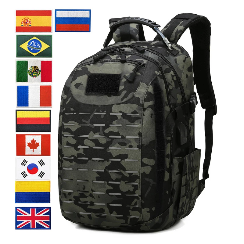 

Multifunctional Tactical Backpack Men Fashion City Computer Bag Outdoor Travel Rucksack Camping Hhiking Combination Bags