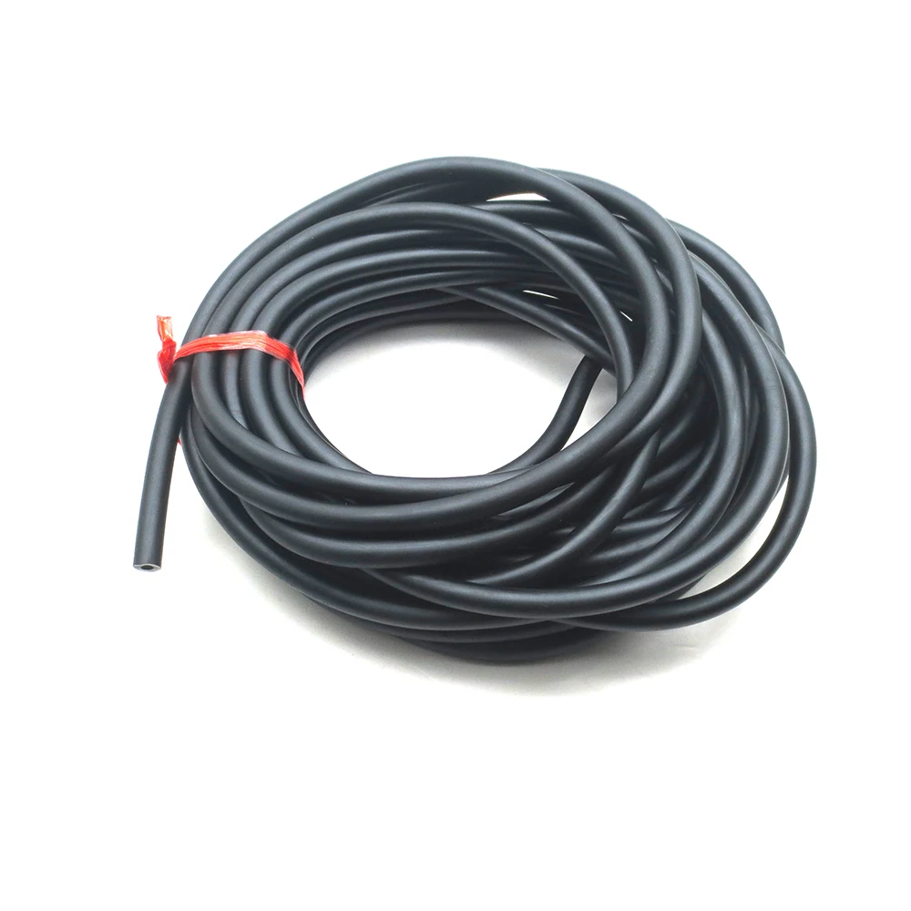 5-50Meters 3070 Black Rubber Band  Used For Hunting  Slingshot InterDiameter 3mm  Out Diameter 7mm