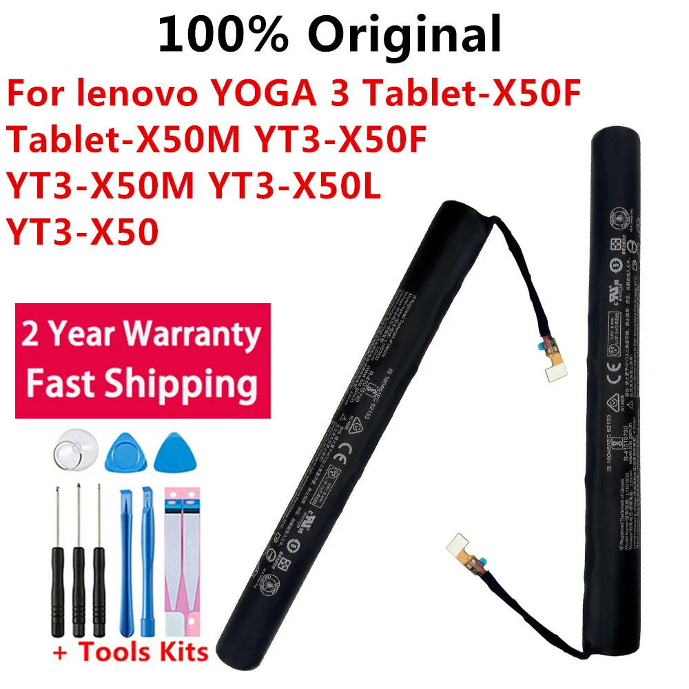 

Battery L15D3K32 For Lenovo YOGA Tab 3 10.1 Tablet-X50F Tablet-X50M YT3-X50F YT3-X50M YT3-X50L YT3-X50 8400mAh Bateria