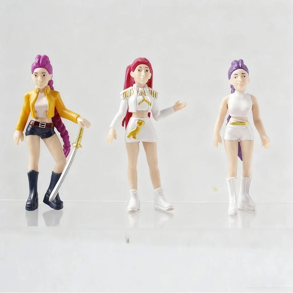 Figuras de acción de cazadores de demonios Kpop, 6 estilos, caja ciega, juguete Derpys Tiger Rumi Mira Zoey Sussy, muñeca para seguidores, regalo sorpresa