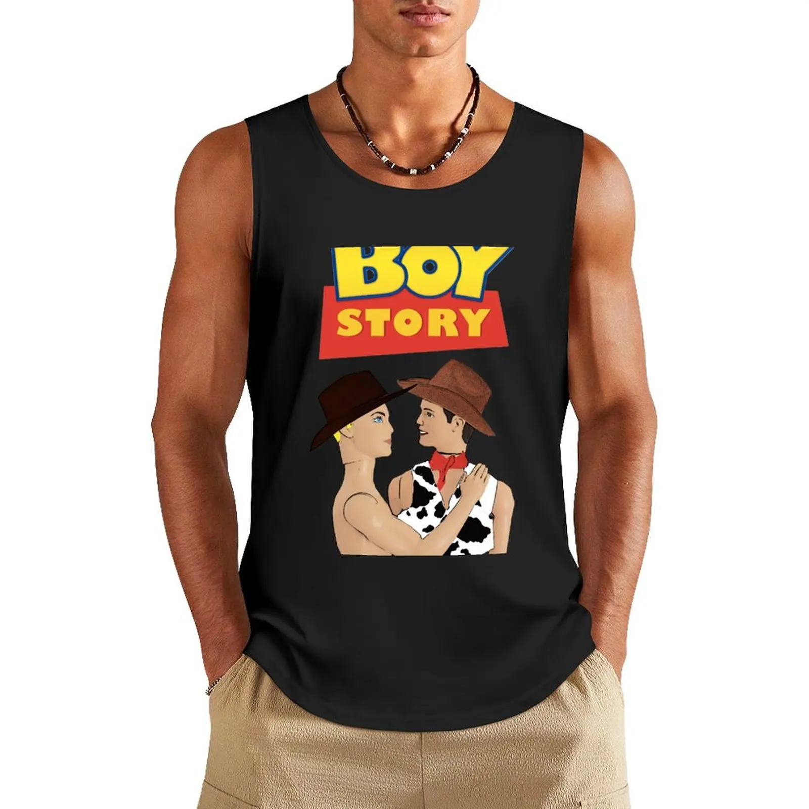 Boy Story! Funny, Gay Interest, LGBT, Design, Gay Art! Queer Art! Funny Gay Art! Tank Top T-shirt man basketball mens clothing